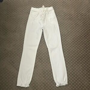 MOTHER white skinny jeans